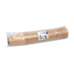 Papierový pohár kraft Ø90mm 420ml `L: 0,3L/12oz` [50 ks]