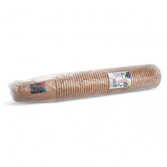 Papierový pohár kraft Ø90mm 510ml `XL: 0,4L/16oz` [50 ks]