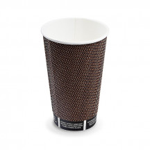 Papierový pohár PREMIUM Ø90mm 510ml `XL: 0,4L/16oz` [25 ks]