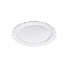 Papierový tanier (FSC Recycled) biely Ø23cm [15 ks]