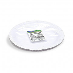 Papierový tanier (FSC Recycled) biely Ø23cm [15 ks]
