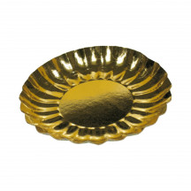 Papierové taniere okrúhle Ø 21 cm zlaté [2 ks]