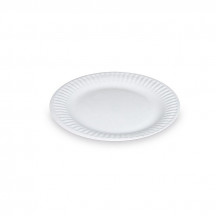 Papierový tanier (PAP-Recy) biely Ø15cm [100 ks]