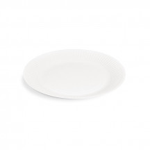 Papierový tanier (FSC Recycled) biely Ø18cm [100 ks]