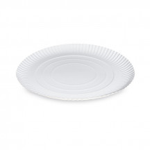 Papierový tanier (PAP-Recy) hlboký biely Ø29cm [50 ks]