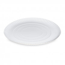 Papierový tanier (PAP-Recy) hlboký biely Ø32cm [50 ks]