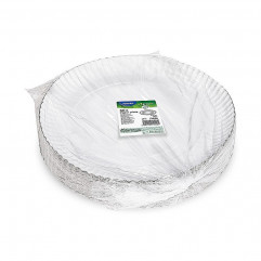Papierový tanier (PAP-Recy) hlboký biely Ø34cm [50 ks]