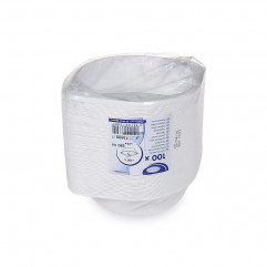 Miska (PP) s uškami biela Ø156mm 350ml [100 ks]