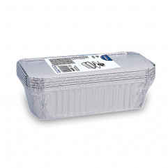 Miska (ALU) hranatá 218 x 112 x 60 mm 900ml + viečko [5 sád]