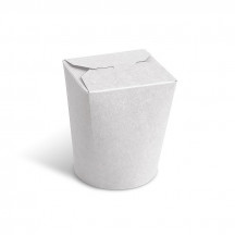 Food box Asia (PAP/PE) biely 500ml/16oz [50 ks]