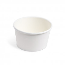 Papierová miska (PAP/PE) biela Ø115mm 350ml `S` [50 ks]