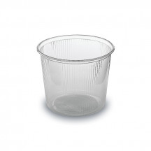 Miska (PP) okrúhla priehľadná Ø101mm 400ml [100 ks]