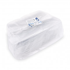 Miska (rPET) s viečkom oválna priehľadná 250ml [50 ks]