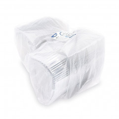 Miska (rPET) s viečkom oválna priehľadná 2000ml [50 ks]