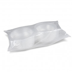 Šalátová miska (PP) s vypuklým viečkom priehľadná 1700ml [25 ks]