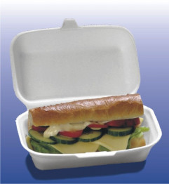 Menu box (XPS) biely 240 x 133 x 75 mm 780ml [125 ks]