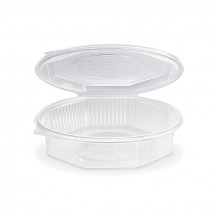 Menu misa (PP) Ripboxx Meal nedelená osemboká priehľadná 1200ml [25 ks]