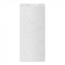 Papierové vrecko (FSC Mix) s bočným skladom biele 15+7 x 35 cm `2,5kg` [100 ks]