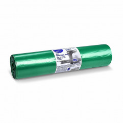 Vrece na odpadky (LDPE) zelené 70 x 110 cm 120L [25 ks]
