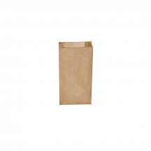 Papierové vrecko s bočným skladom hnedé 10+5 x 22 cm `0,5kg` [500 ks]