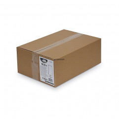 Papierové vrecko s bočným skladom biele 15+7 x 42 cm `3kg` [1000 ks]