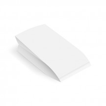 Papierové vrecko (PAP/PE) 2vrstvé nepremastiteľné biele 13+8 x 28 cm `1/1` [100 ks]