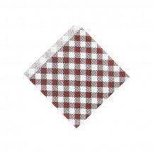 Papierové vrecko Karo 14 x 14 cm na burger/kebap [500 ks]