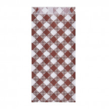Papierové vrecko Karo 9+2,5 x 20 cm na párok v rožku [300 ks]