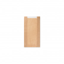 Pap. vrecká s okienkom - pečivo malé (15+6x29cm, ok.9cm) [1000 ks]