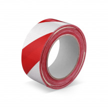 Lepiaca páska s tkaninou, červeno-biela, 50 mm x 33 m [1 ks]
