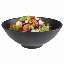 Miska NERO Ø 24 cm, výška: 9 cm, 1,7 l melamin, farba čierna