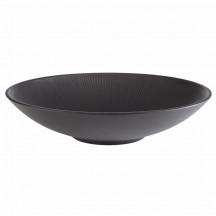 Miska NERO Ø 30 cm, výška: 7 cm, 2,2 l melamin, farba čierna