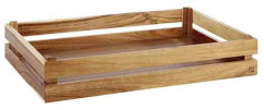Prepravka SUPERBOX GN 1/1 55,5x35cm, výška:10,5cm drevo agát