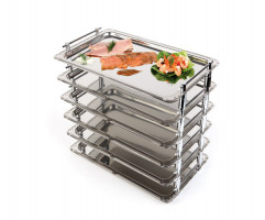 Podnos-systém PROFI LINE GN 1/1 53 x 32,5 cm, využiteľná výška 4 cm 18/10 nerez