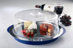 Podnos THERMO TABLETT SET set 5 dielny Ø 35 cm, výška: 15 cm SAN priesvitný