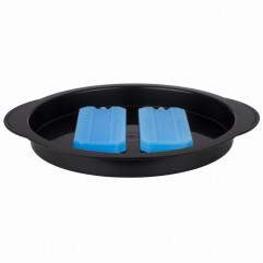 Podnos THERMO TABLETT SET set 5 dielny Ø 35 cm, výška: 15 cm SAN priesvitný