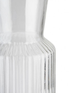 Karafa vrchnák LINES Ø 8 cm, výška: 27 cm, 0,75 l sklo