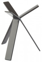 Stojan STAR výška:18cm kov, s čiernym protisklzovým gumovým poťahom