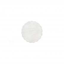 Rozetky PREMIUM Ø 9 cm biele [500 ks]