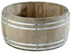 Table Caddy-stojan-držiak-box dochucovač COUNTRY STYLE Ø17,5cm, výška:8,5cm drevo, vidiecky štýl, nie je vhodný na priamy kontakt s potravinami