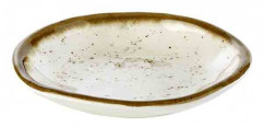 Miska STONE ART Ø15,5cm, výška:2,5cm, 0.15lt melamín, vnútro: dekor, farba biela