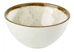 Miska STONE ART Ø 12 cm, výška: 6 cm, 0,3 l melamín vnútro: dekor, farba biela
