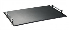 Podnos SLATE GN 1/1 53x32,5cm, výška:6cm melamín, farba čierna, look bridlice
