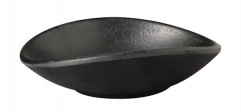 Miska ZEN 11x10 cm, výška: 3 cm, 0,04 l melamín farba biela, optika kameň