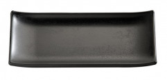 Podnos/Sushiboard ZEN 22,5x9,5 cm, výška: 3 cm melamín farba čierna, optika kameň