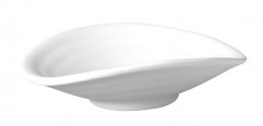 Miska ZEN 13x11 cm výška: 3,5 cm, 0,l melamín farba biela, optika kameň