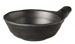 Miska ZEN Ø 11,5 cm, výška: 4 cm, 0,15 l melamín farba čierna, optika kameň