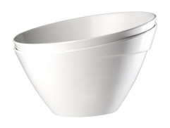 Miska BALANCE Ø 24,5 cm, výška: 15 cm, 2,5 l melamín farba biela