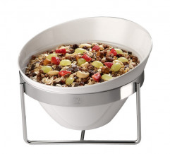 Miska BALANCE Ø 24,5 cm, výška: 15 cm, 2,5 l melamín farba biela