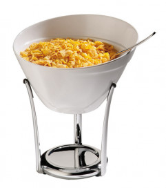 Miska BALANCE Ø 24,5 cm, výška: 15 cm, 2,5 l melamín farba biela